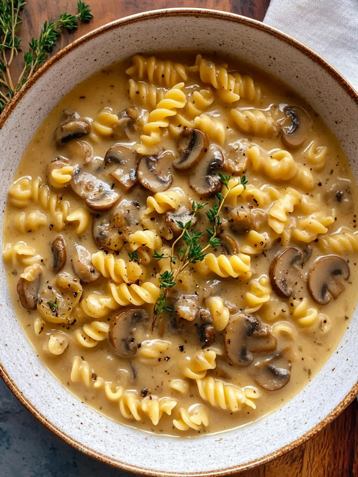Creamy Mushroom Pasta Soup That Warms Your Soul Instantly 3 Creamy Mushroom Pasta Soup