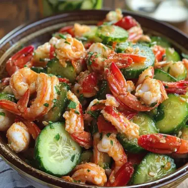 Chill Out with This Refreshing Crawfish Cucumber Salad 9 Crawfish Cucumber Salad