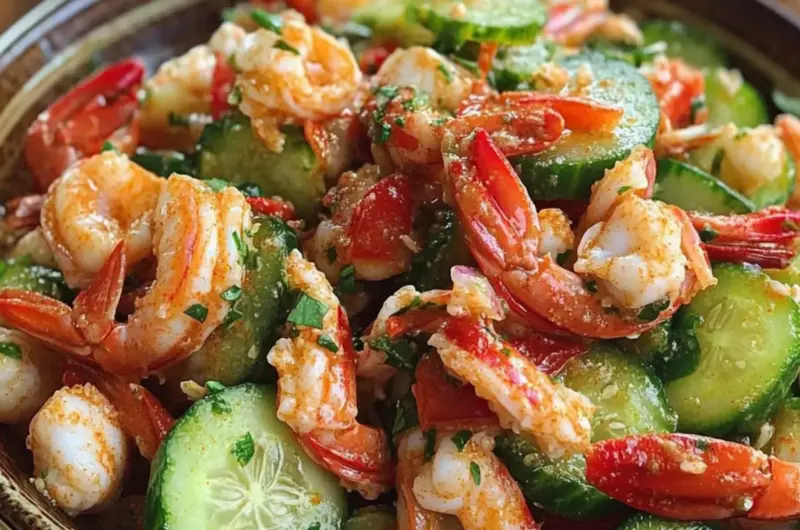 Crawfish Cucumber Salad