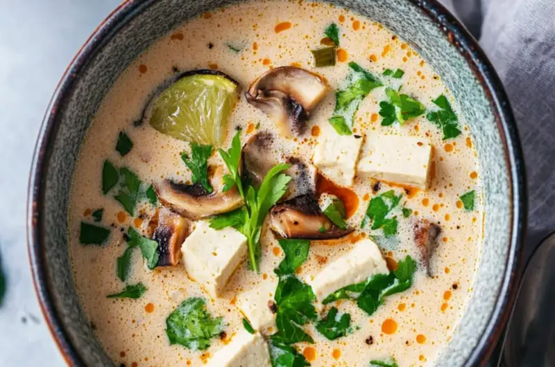 Creamy Coconut Tofu Soup
