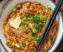 Savory Teriyaki Noodles with Crunchy Cabbage Delight