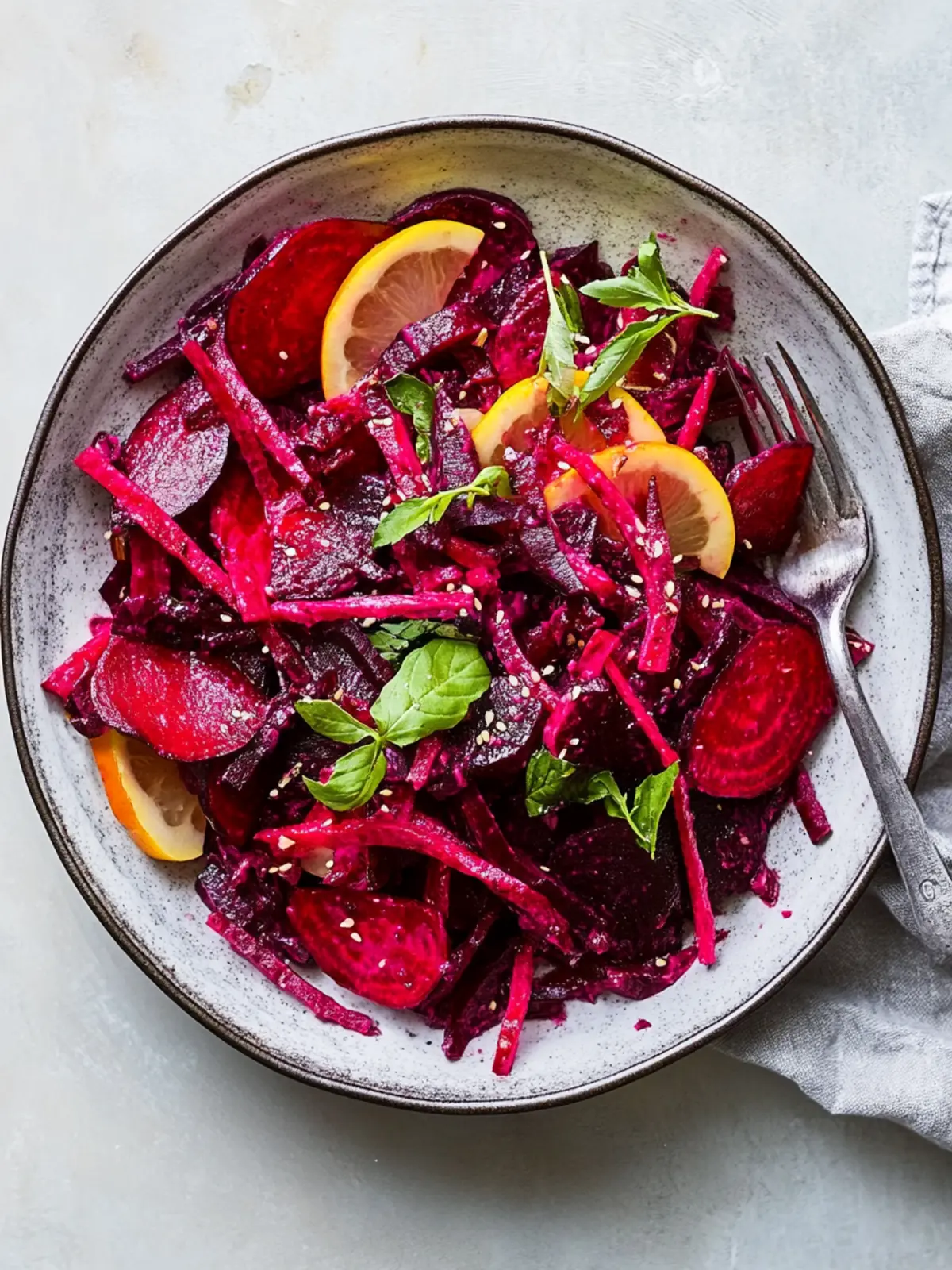 Delicious Raw Beet Salad with Apples for a Crunchy Boost 4 Raw Beet Salad