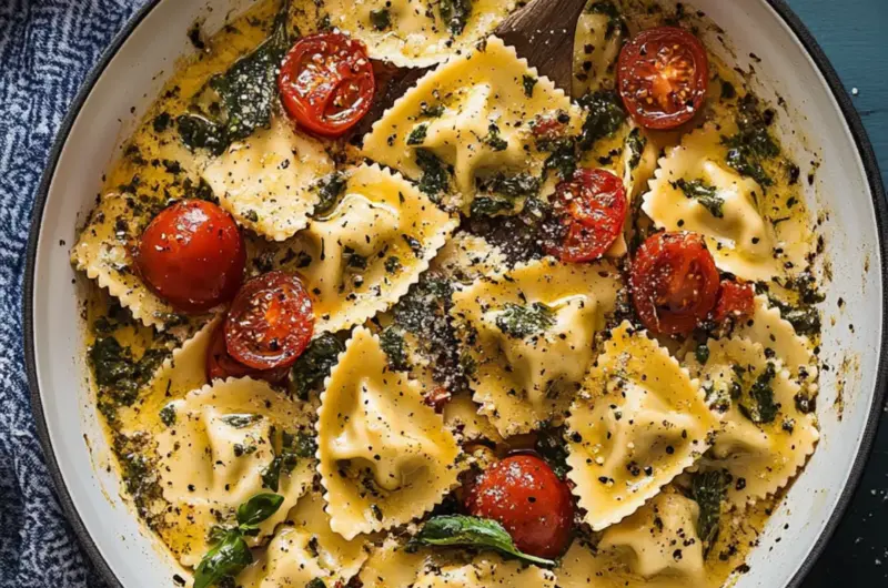 Creamy Tuscan Ravioli