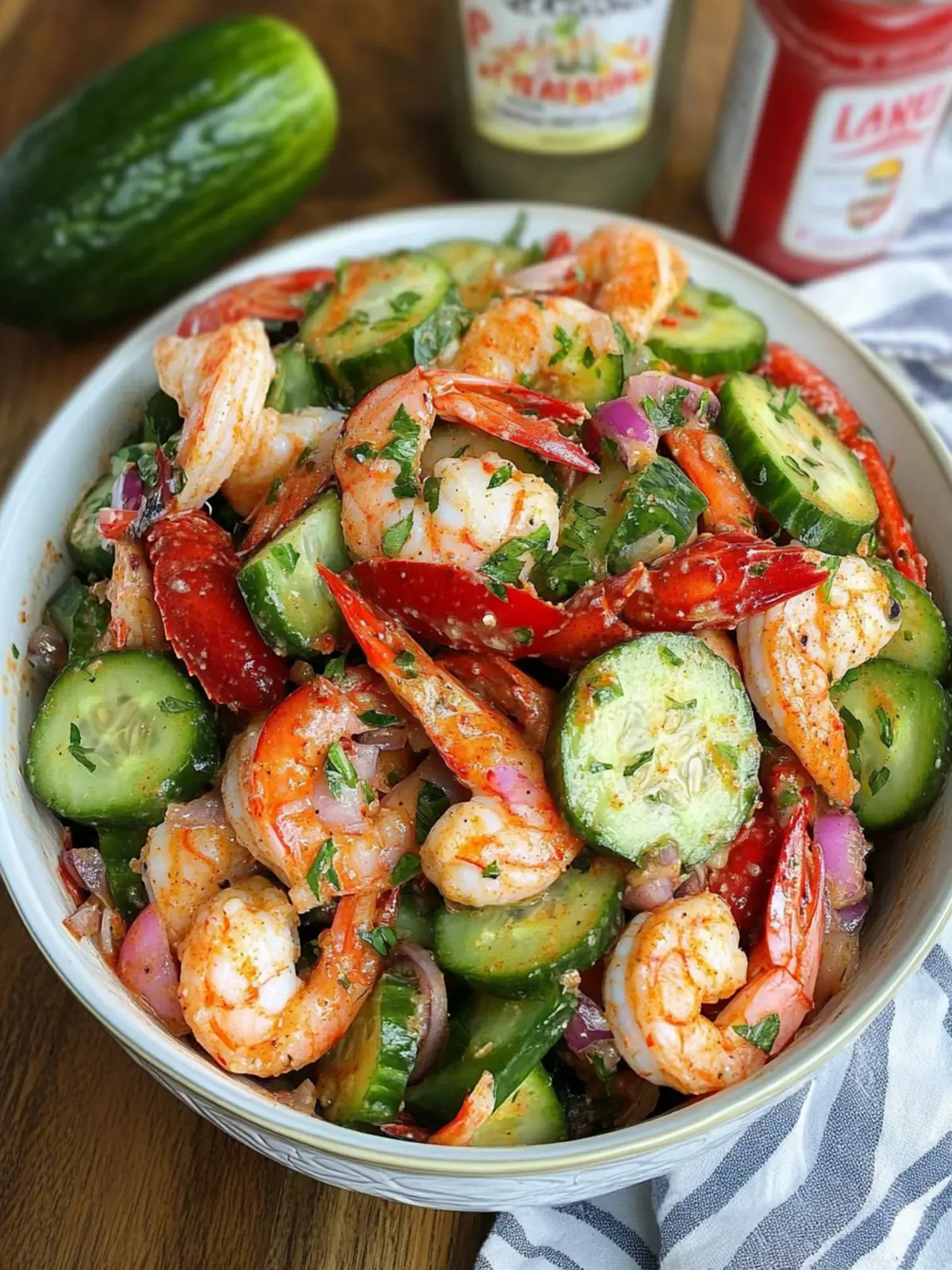 Chill Out with This Refreshing Crawfish Cucumber Salad 2 Crawfish Cucumber Salad