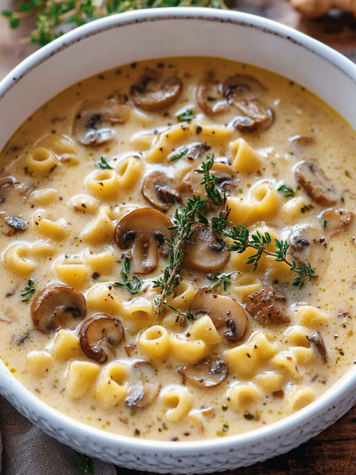Creamy Mushroom Pasta Soup That Warms Your Soul Instantly 4 Creamy Mushroom Pasta Soup