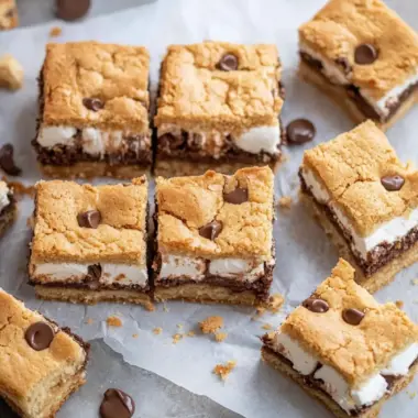 Irresistible S’mores Cookie Bars You’ll Crave All Year! 9 S’mores Cookie Bars