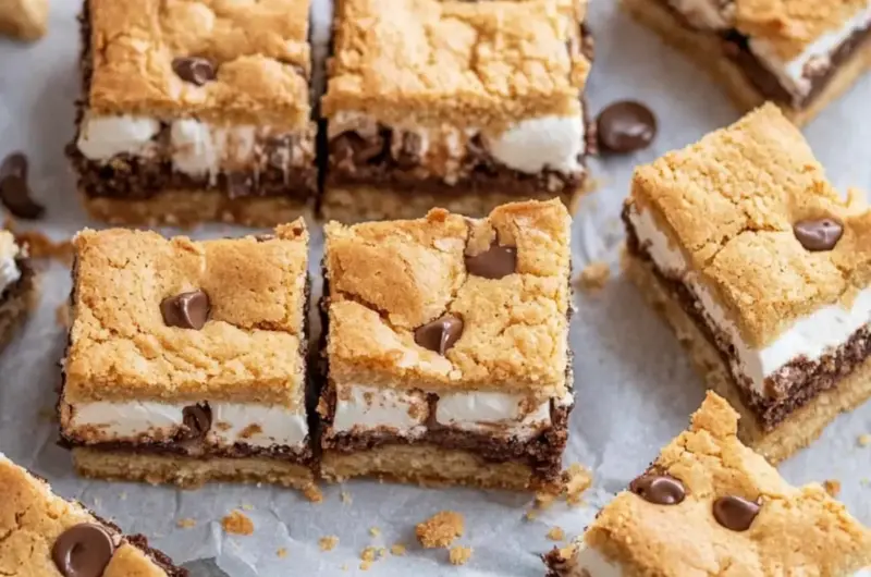 S’mores Cookie Bars