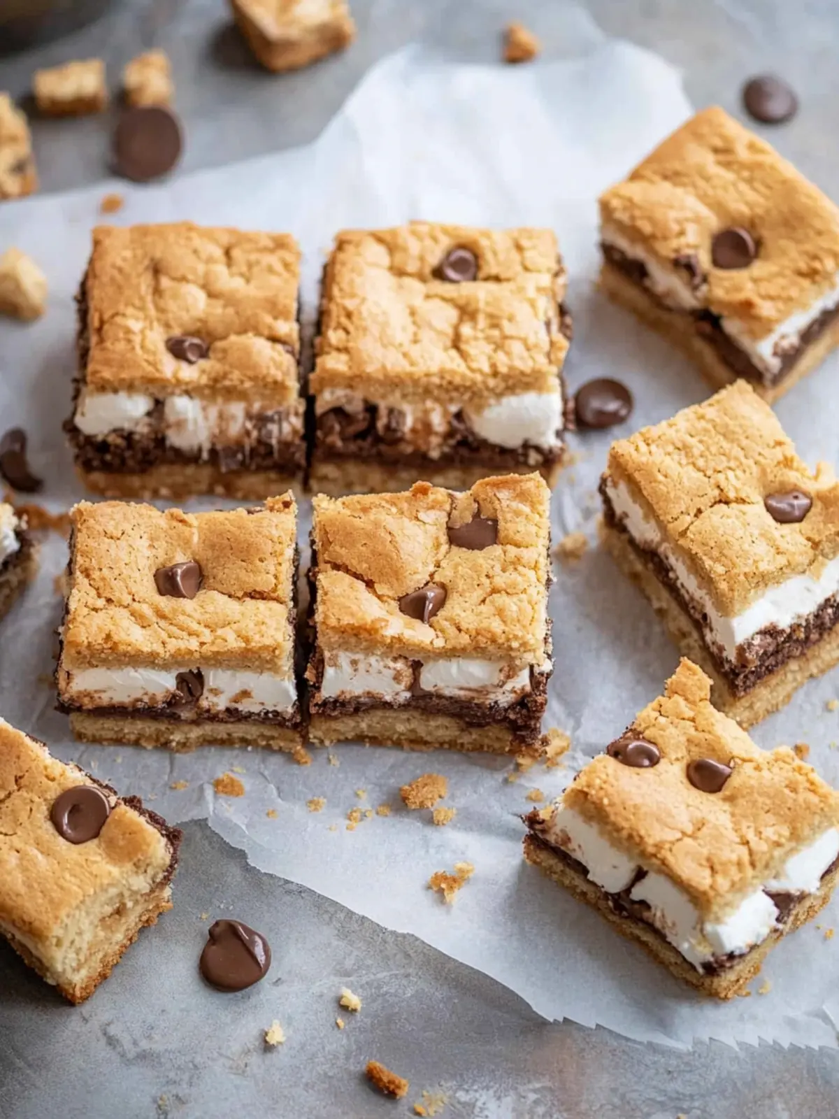 Irresistible S’mores Cookie Bars You’ll Crave All Year! 5 S’mores Cookie Bars