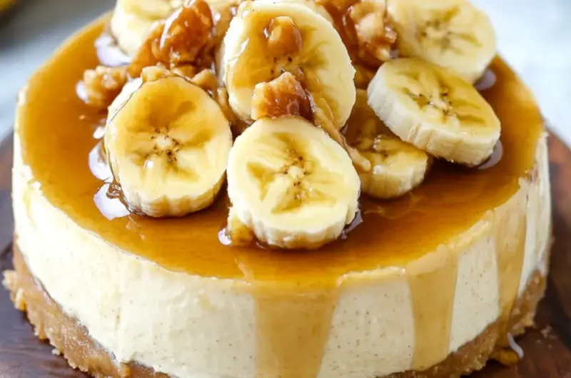 Bananas Foster Cheesecake