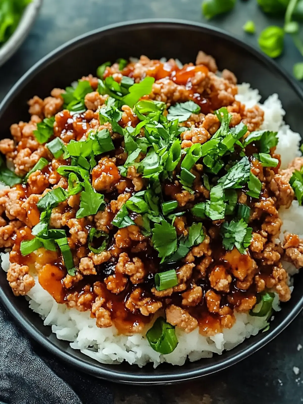 Sweet and Savory Honey Garlic Ground Turkey in 25 Minutes 3 Honey Garlic Ground Turkey