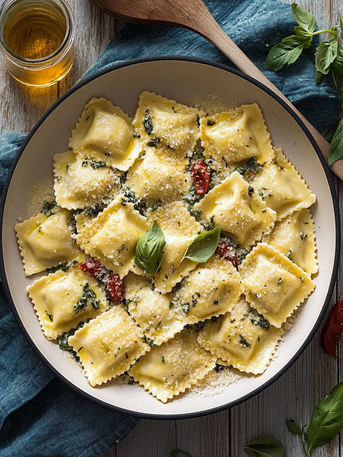 Creamy Tuscan Ravioli That Will Wow Your Weeknight Dinner 4 Creamy Tuscan Ravioli