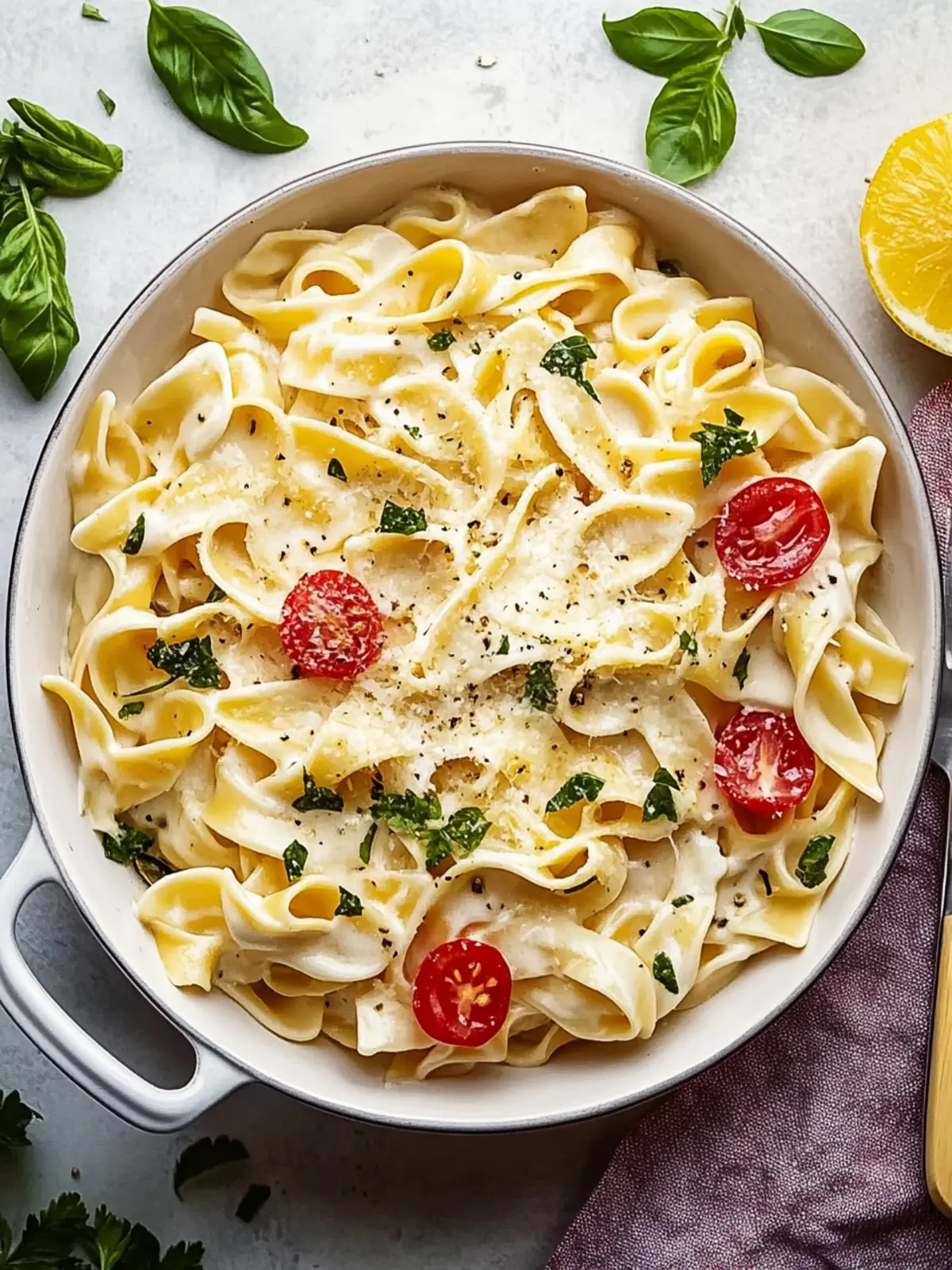 Creamy Boursin Cheese Pasta with Burst Cherry Tomatoes 3 Boursin Cheese Pasta