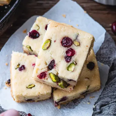 Cranberry Pistachio Shortbread: A Festive Treat to Cherish 9 Cranberry Pistachio Shortbread