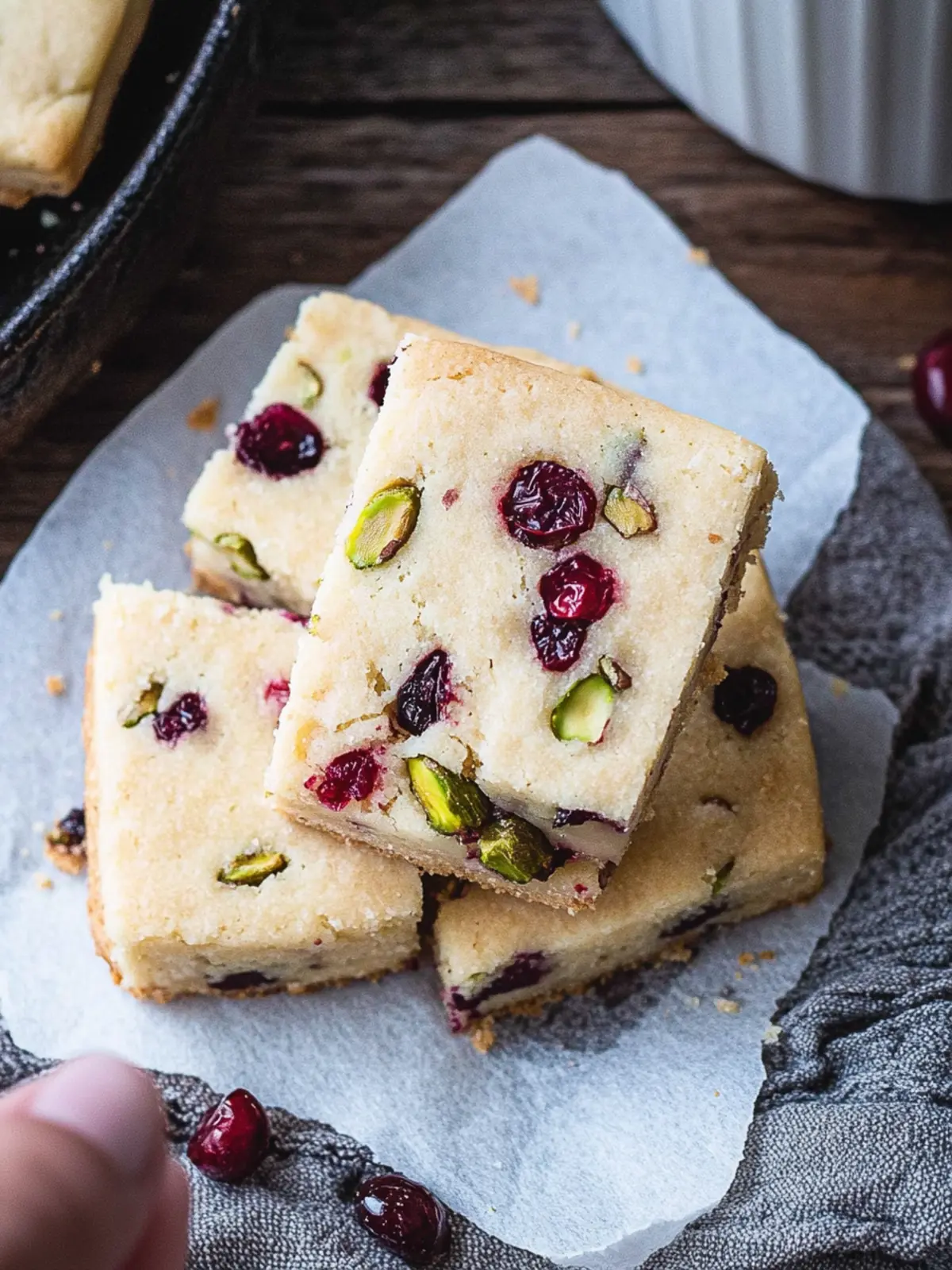 Cranberry Pistachio Shortbread: A Festive Treat to Cherish 5 Cranberry Pistachio Shortbread