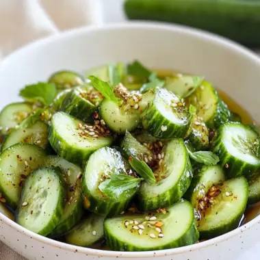 Crispy Cucumber Salad TikTok Trend You Must Try Today 10 Cucumber Salad TikTok