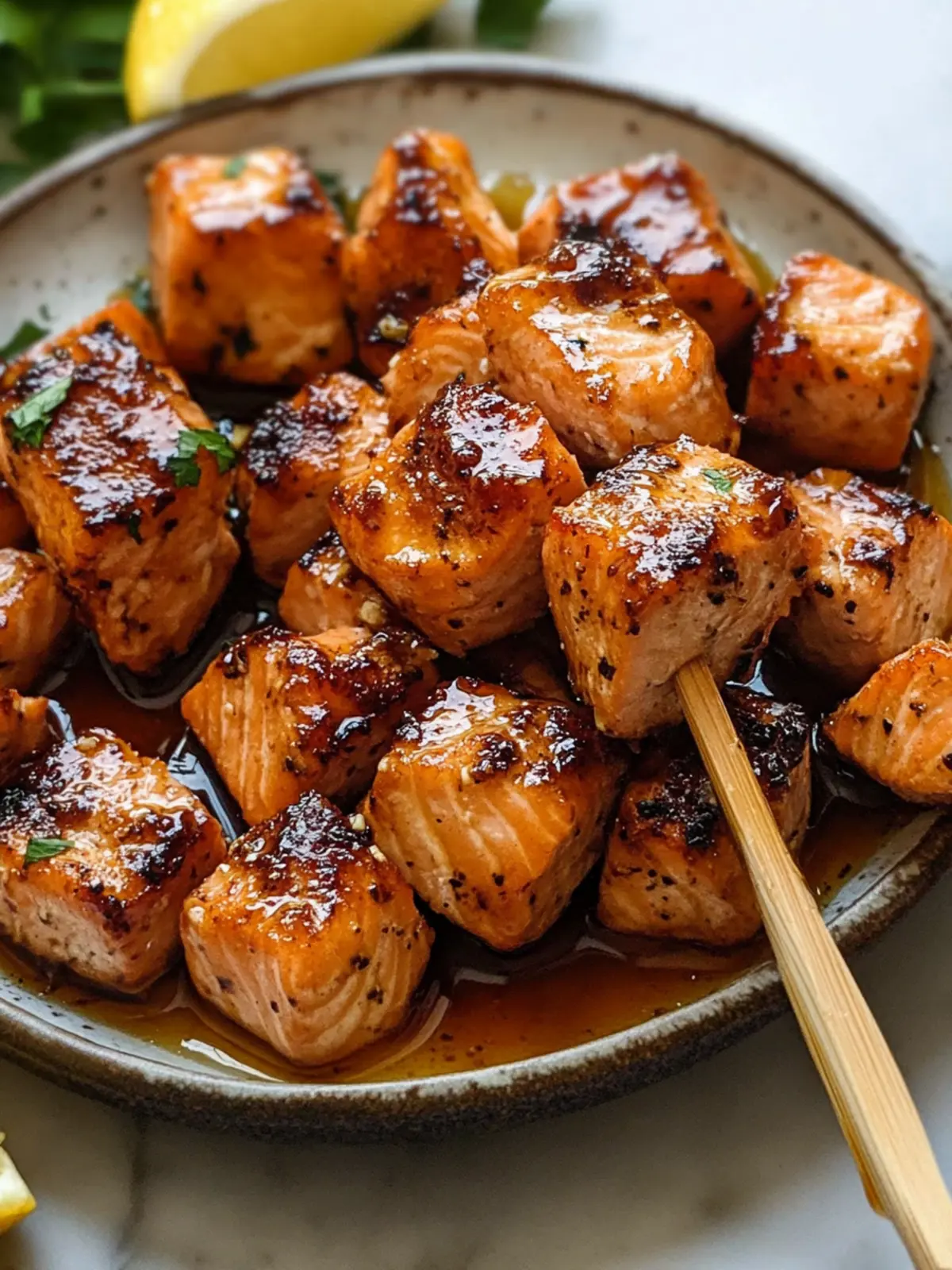 Sweet and Spicy Hot Honey Salmon Bites for Easy Gourmet Nights 3 Hot Honey Salmon Bites