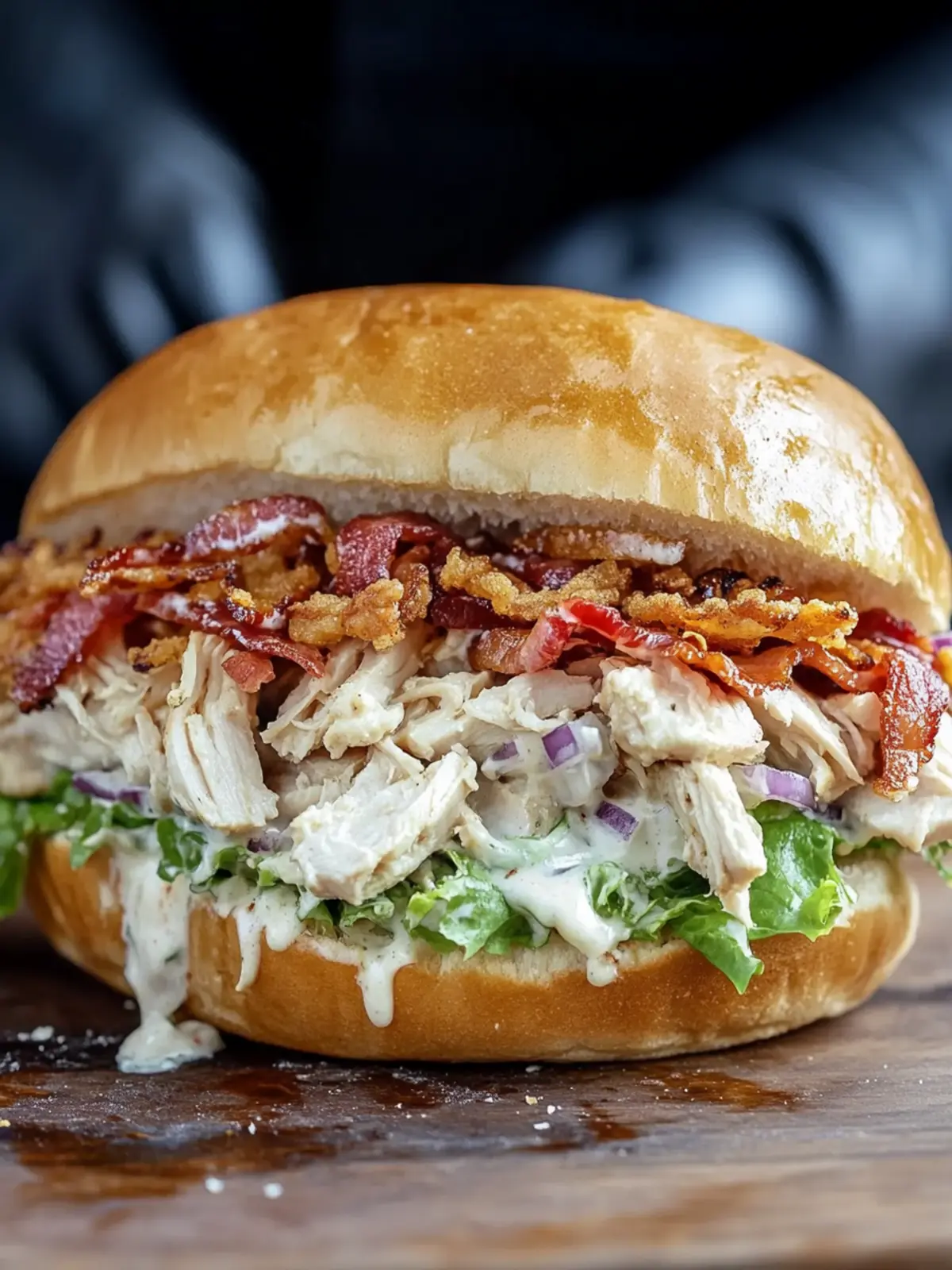 Delicious Chopped Chicken Bacon Ranch Sandwich for Busy Nights 4 Chopped Chicken Bacon Ranch Sandwich