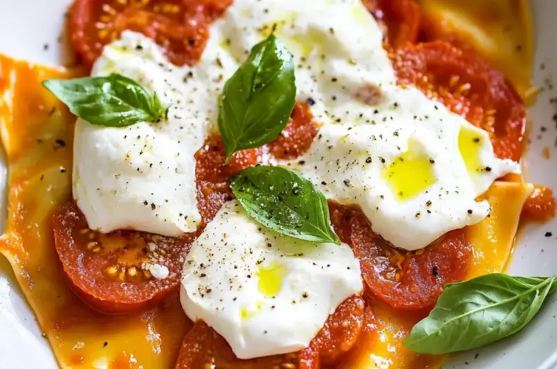 Tomato Burrata Ravioloni