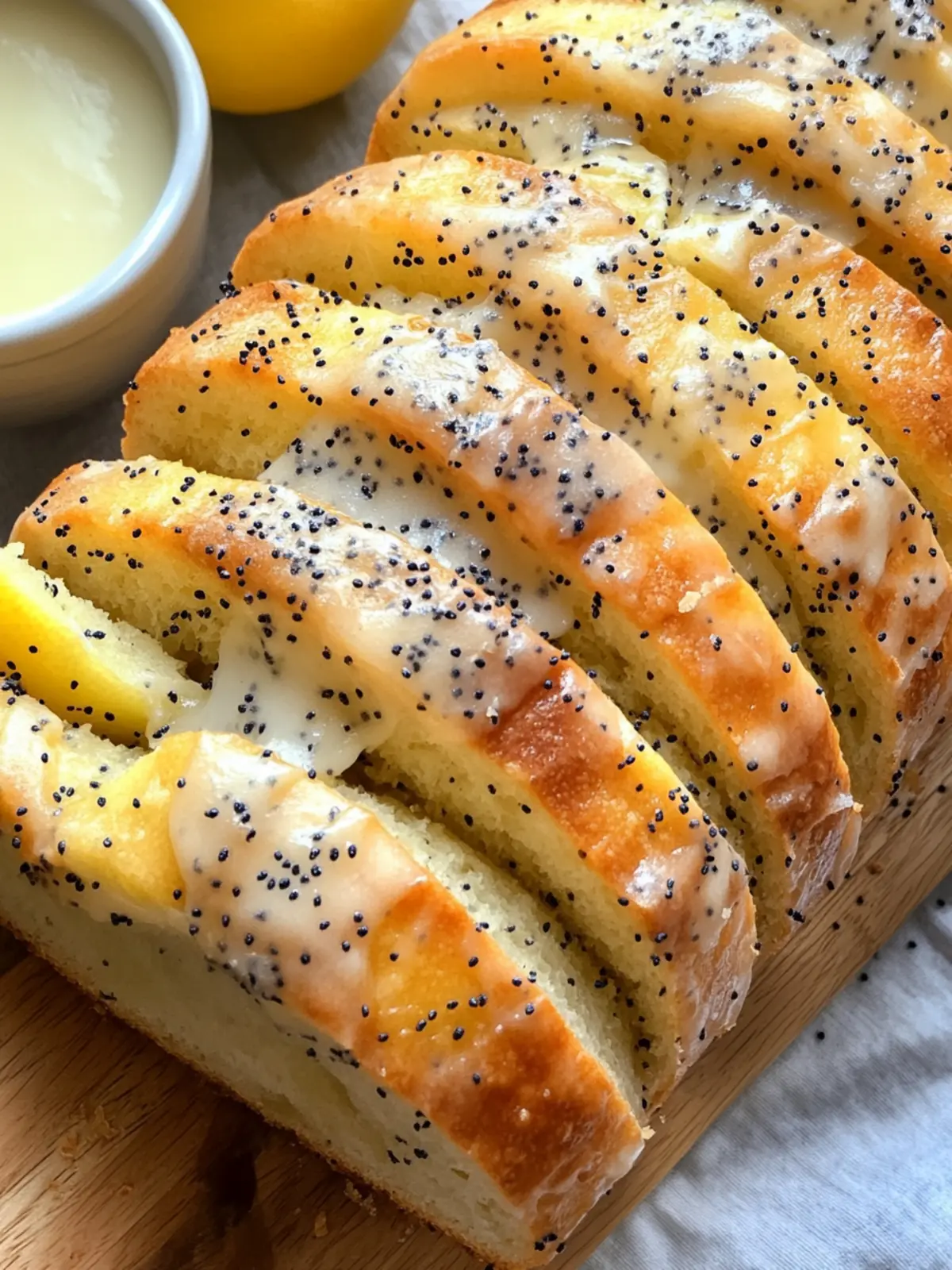 Lemon Poppy Seed Pull-Apart Bread: Easy & Irresistibly Delicious 3 Lemon Poppy Seed Pull-Apart Bread