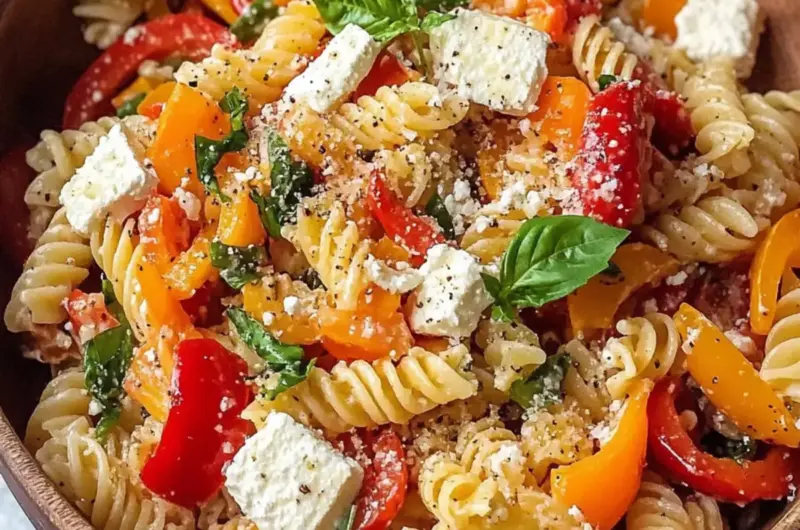 Roasted Pepper Pasta Salad
