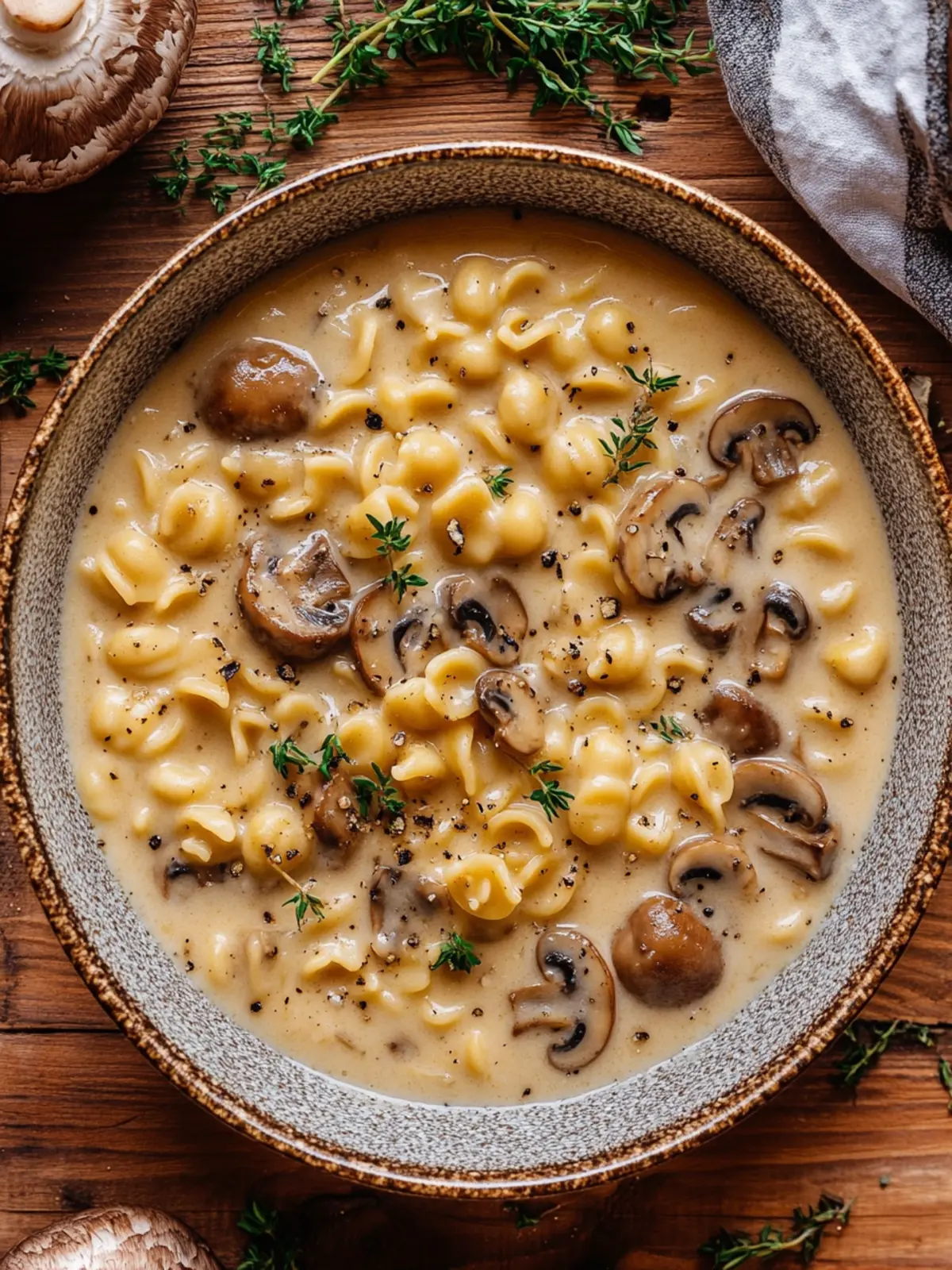 Creamy Mushroom Pasta Soup That Warms Your Soul Instantly 2 Creamy Mushroom Pasta Soup