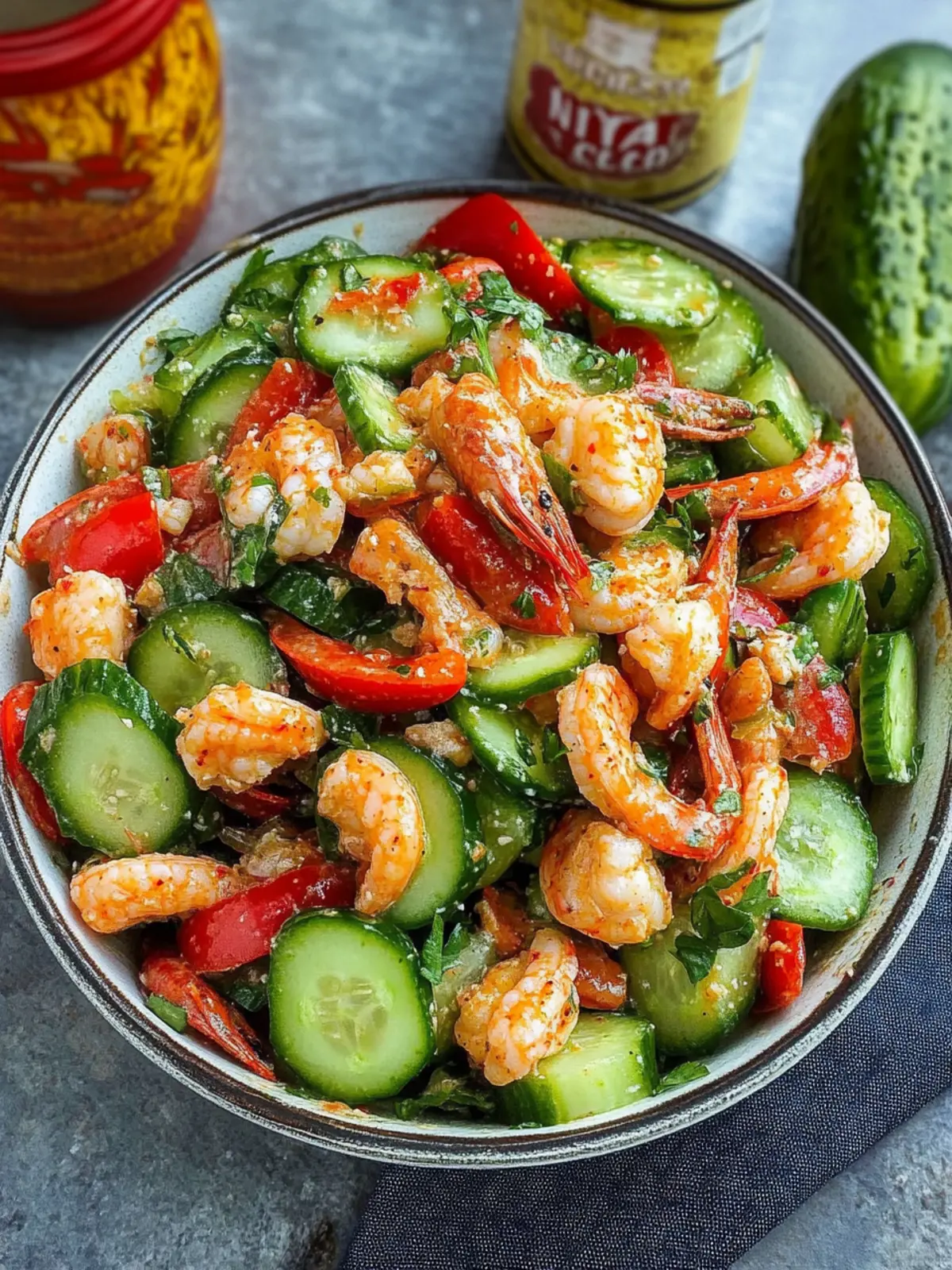 Chill Out with This Refreshing Crawfish Cucumber Salad 3 Crawfish Cucumber Salad