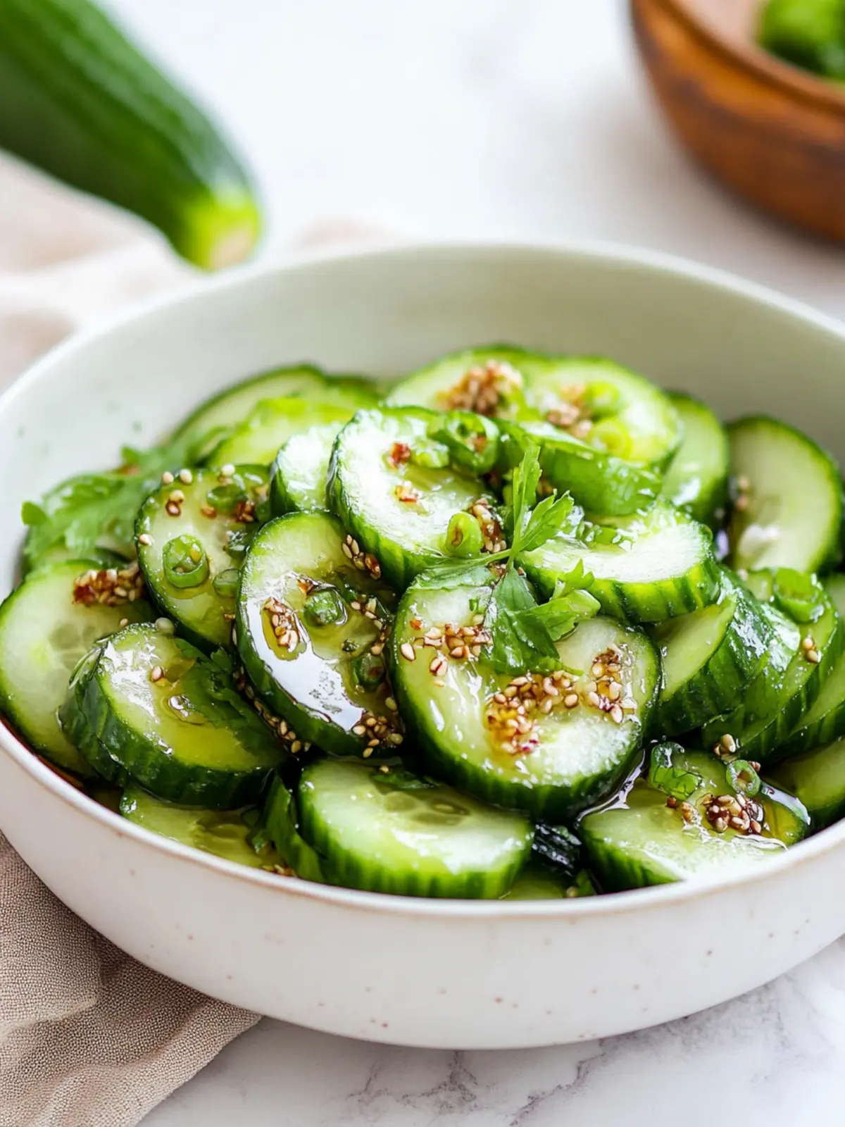 Crispy Cucumber Salad TikTok Trend You Must Try Today 4 Cucumber Salad TikTok