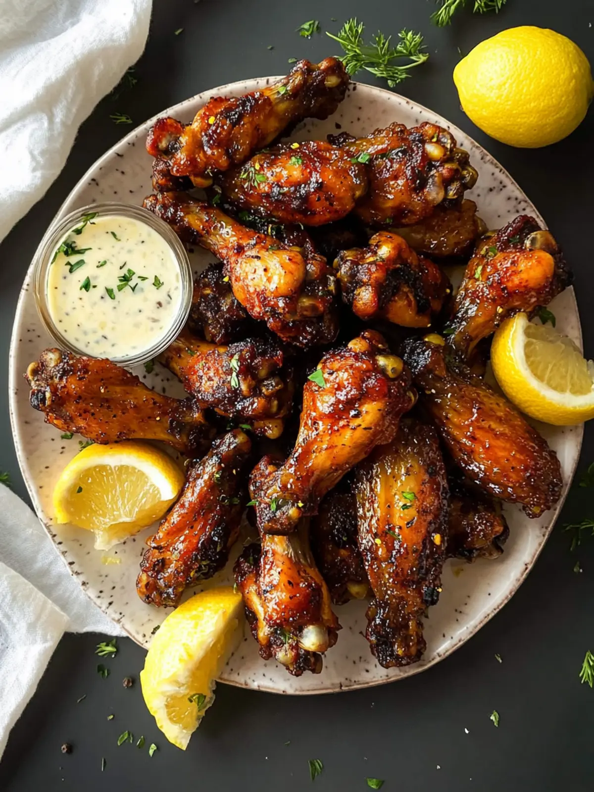 Crispy Honey Lemon Pepper Wings for Your Next Game Day 2 Honey Lemon Pepper Wings