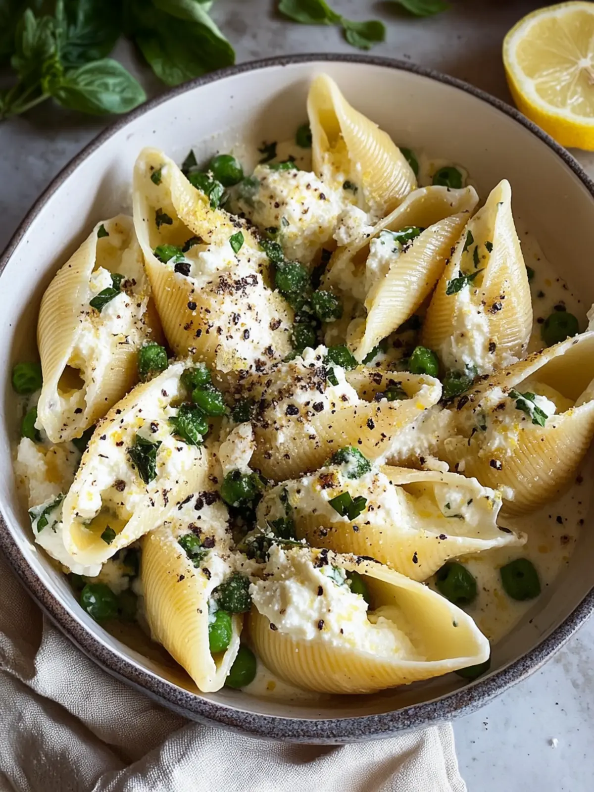 Lemony Ricotta Stuffed Shells: A Fresh Twist on Comfort Food 3 Lemony Ricotta Stuffed Shells