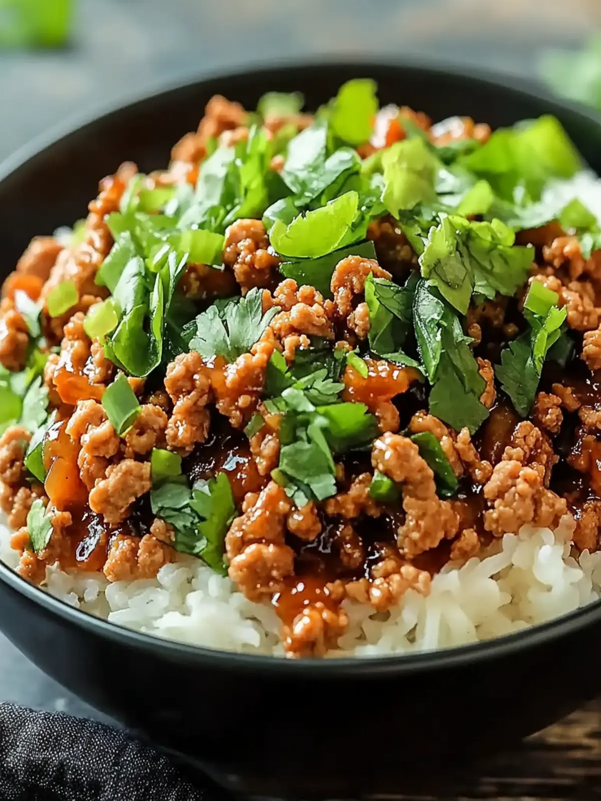 Sweet and Savory Honey Garlic Ground Turkey in 25 Minutes 2 Honey Garlic Ground Turkey