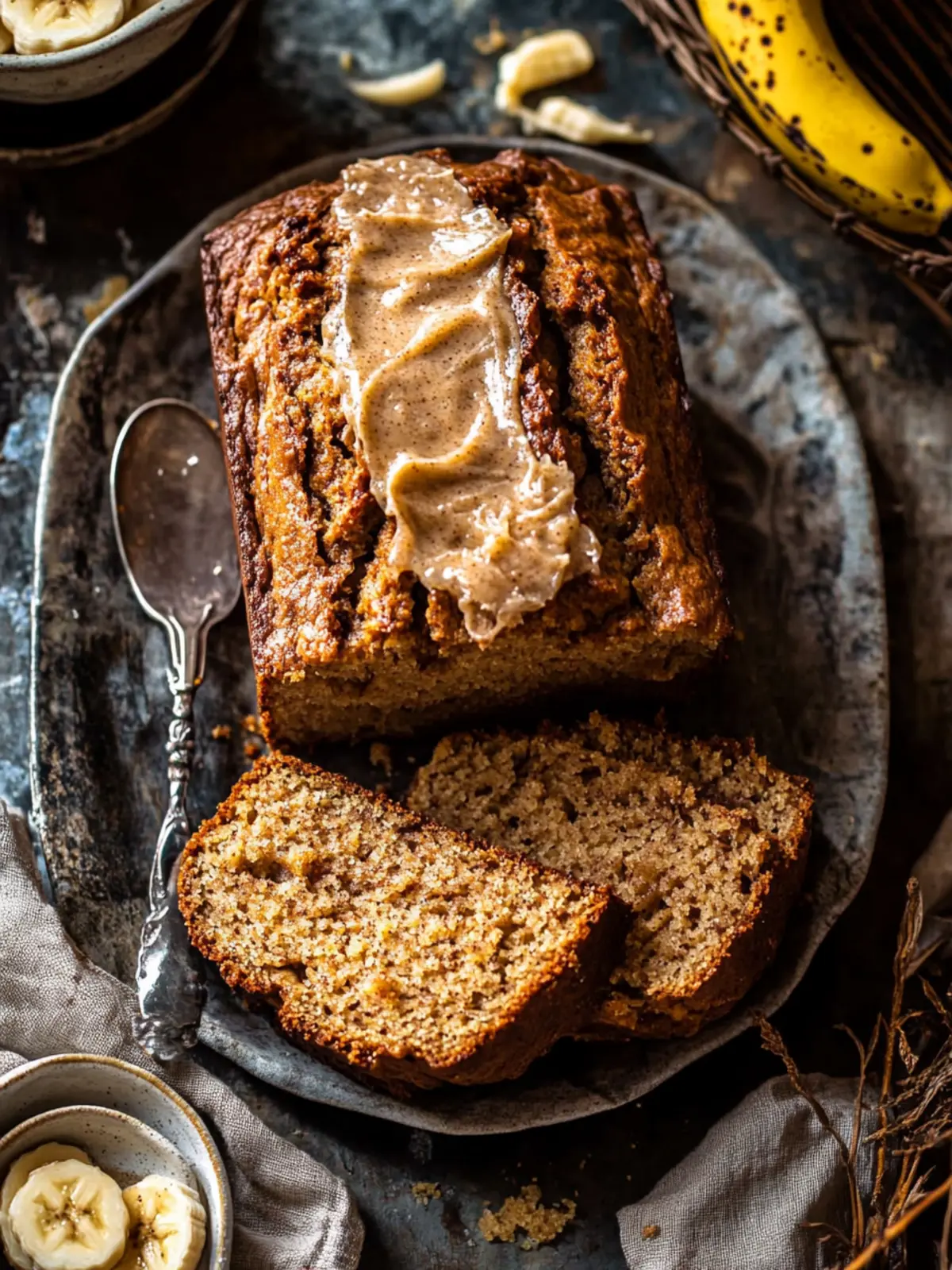 Delicious Maple Banana Bread with Cinnamon Spice Butter Recipe 4 Maple Banana Bread with Cinnamon Spice Butter