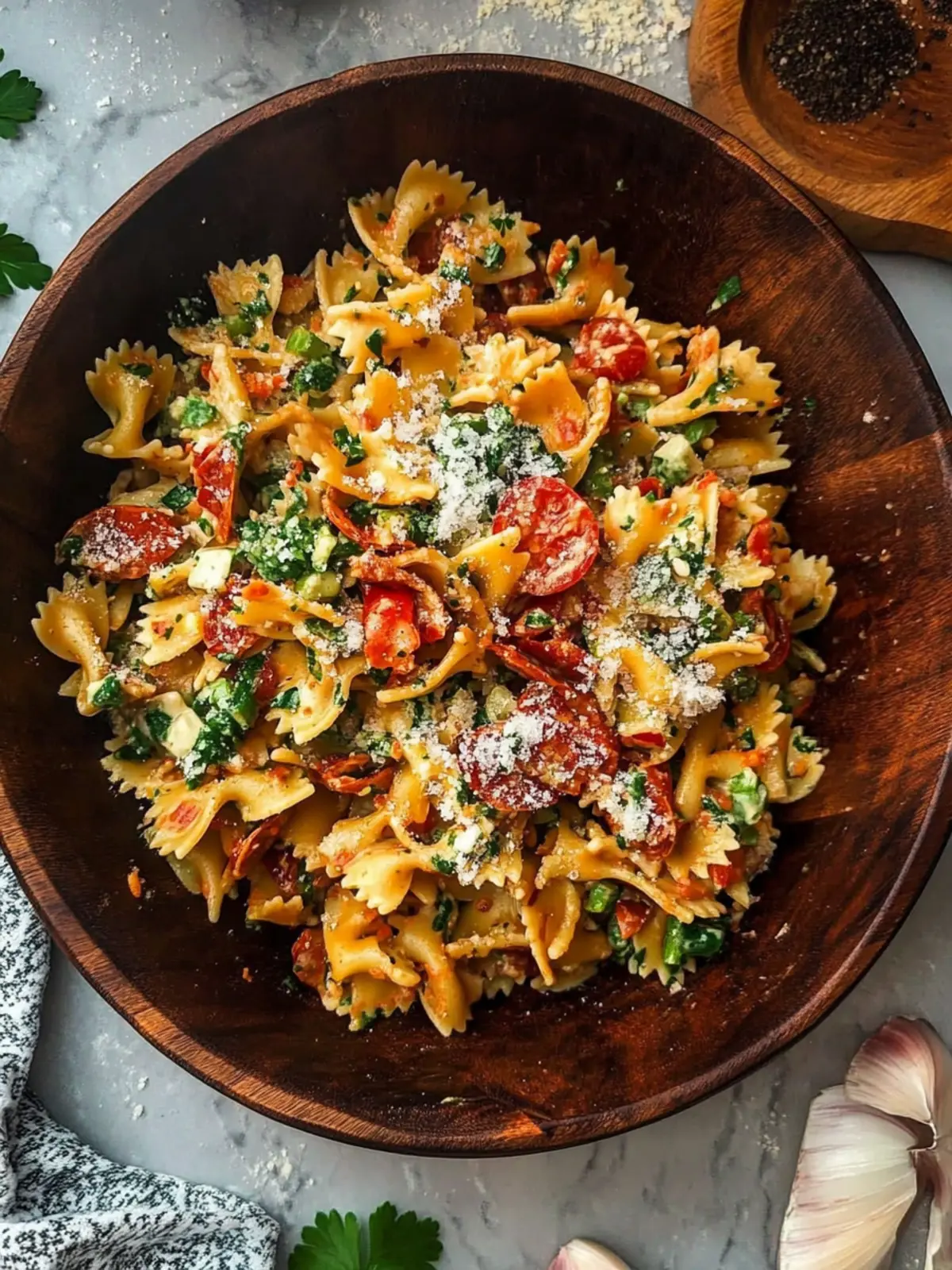 Spicy Crispy Pasta Salad That'll Be Your New Summer Favorite 4 Spicy Crispy Pasta Salad