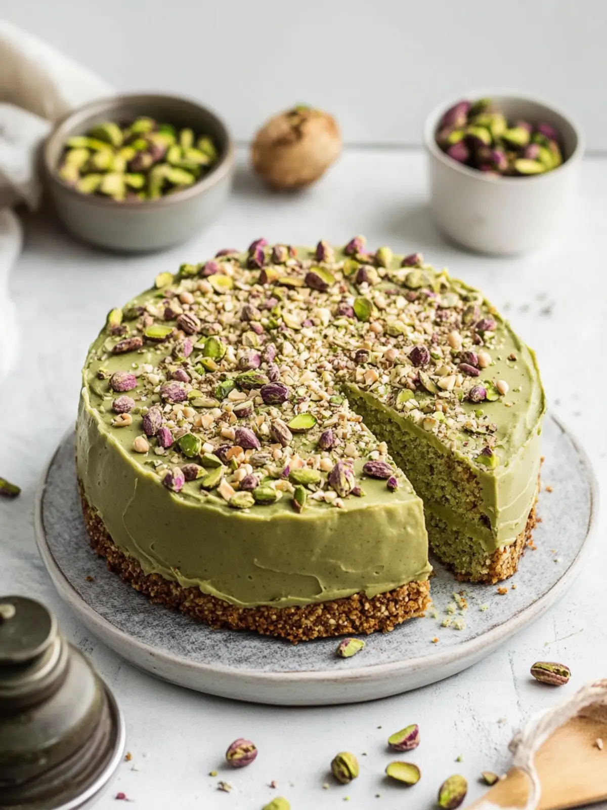 Delicious Vegan Pistachio Coffee Cake for Cozy Mornings 5 Vegan Pistachio Coffee Cake