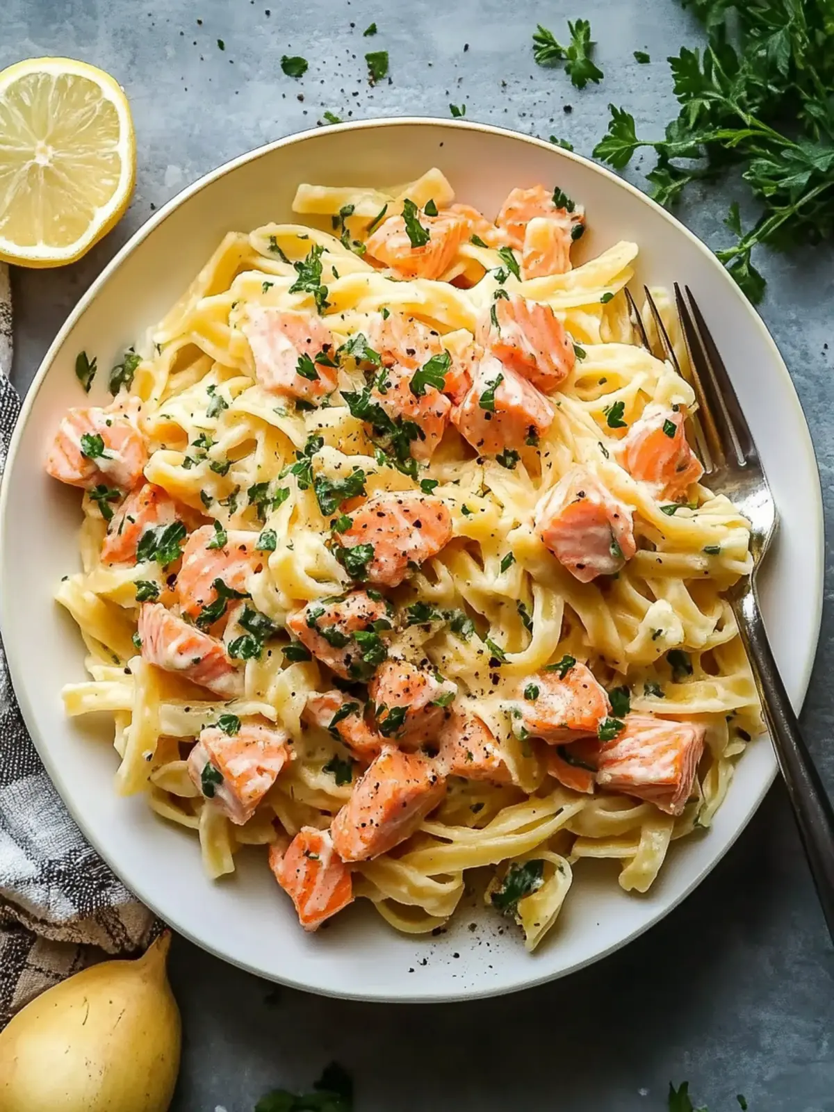 Tasty Salmon Pasta That’s Creamy Without the Guilt 3 Tasty Salmon Pasta