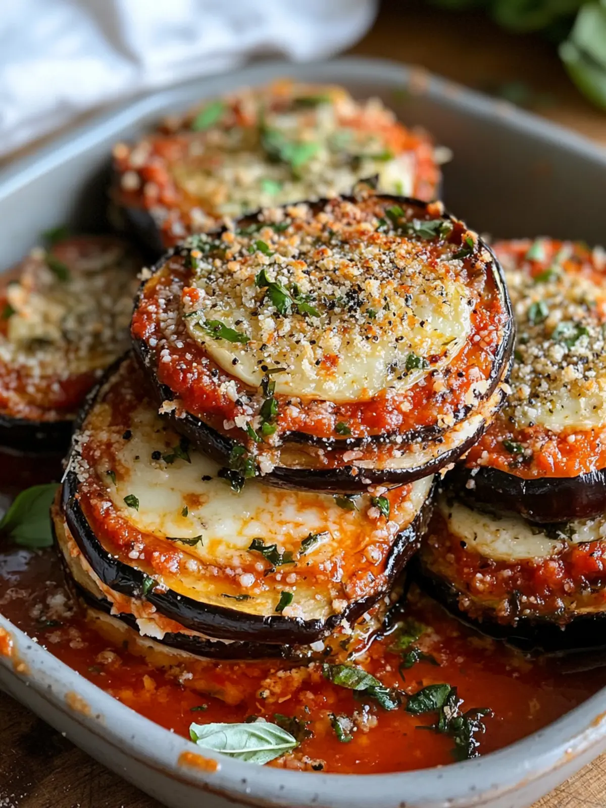 Savor Roasted Eggplant Parmesan Stacks That Delight Every Bite 2 Roasted Eggplant Parmesan Stacks