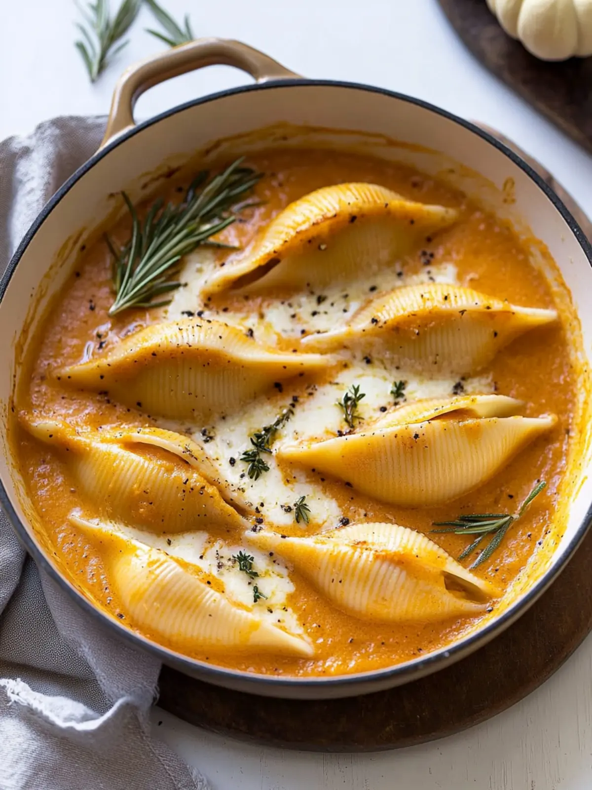 Stuffed Shells With Pumpkin Cream Sauce for Cozy Fall Nights 3 Stuffed Shells With Pumpkin Cream Sauce