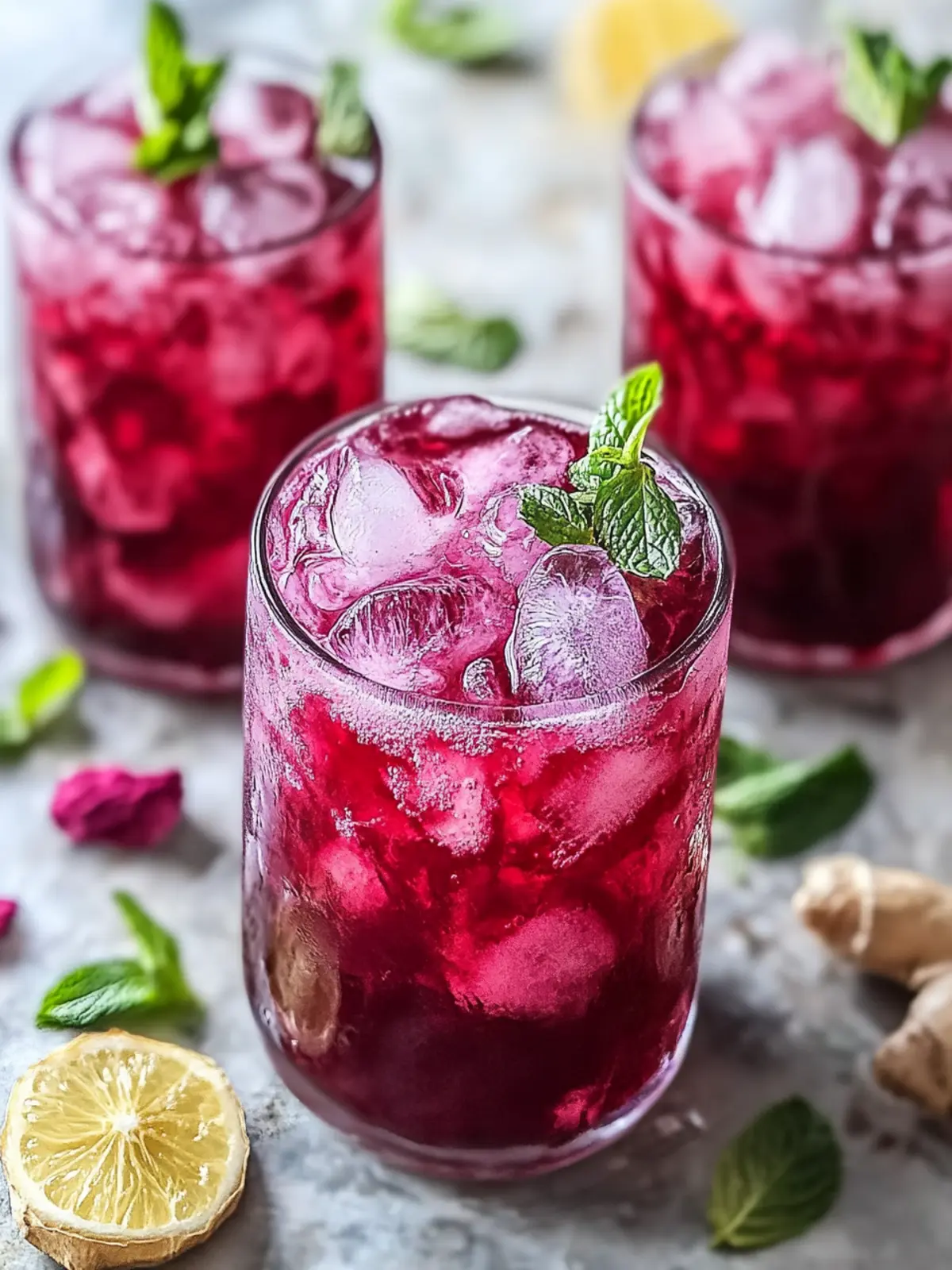 Zesty Hibiscus Ginger Iced Tea Recipe for Ultimate Refreshment 5 Hibiscus Ginger Iced Tea