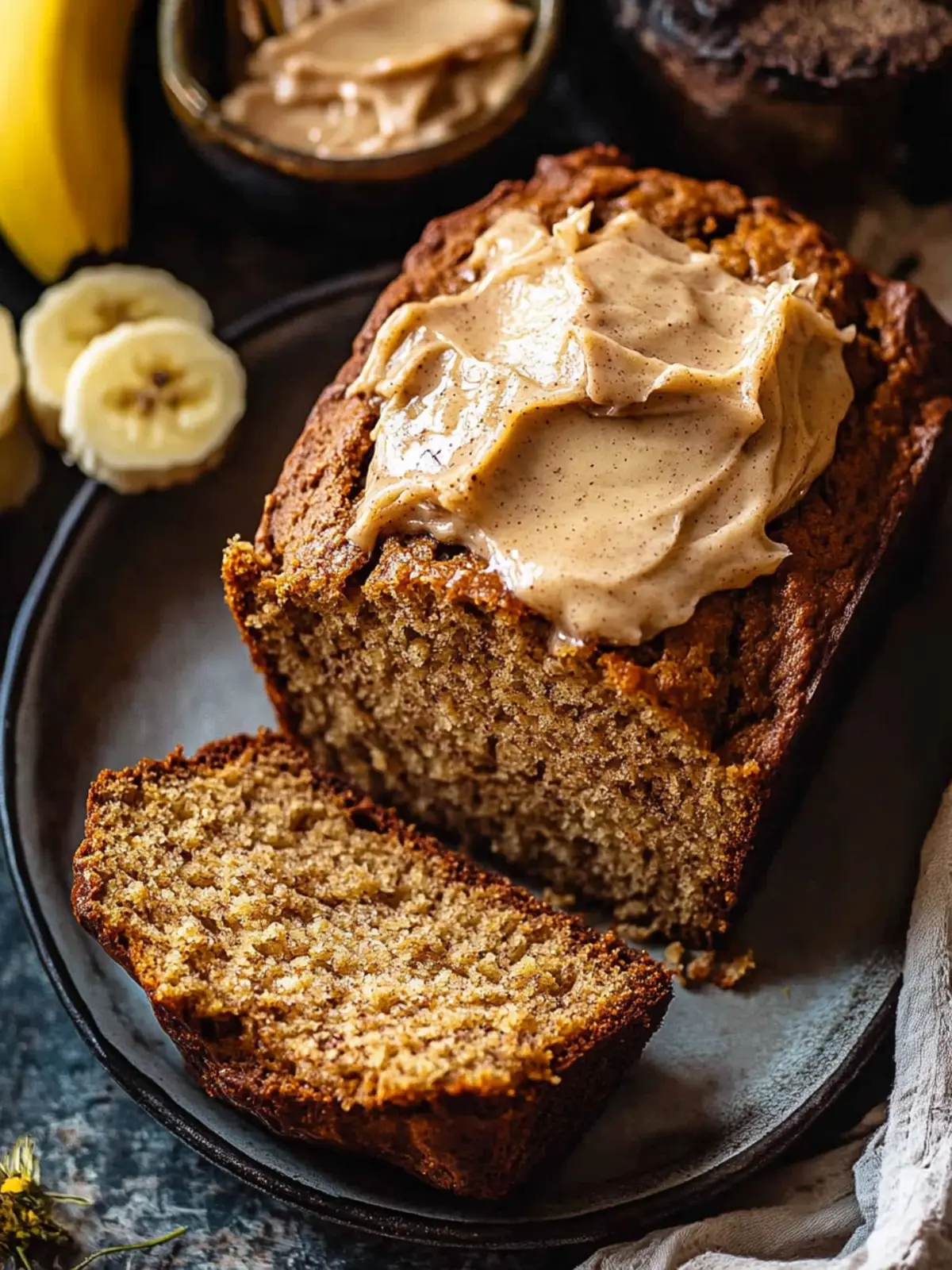 Delicious Maple Banana Bread with Cinnamon Spice Butter Recipe 3 Maple Banana Bread with Cinnamon Spice Butter