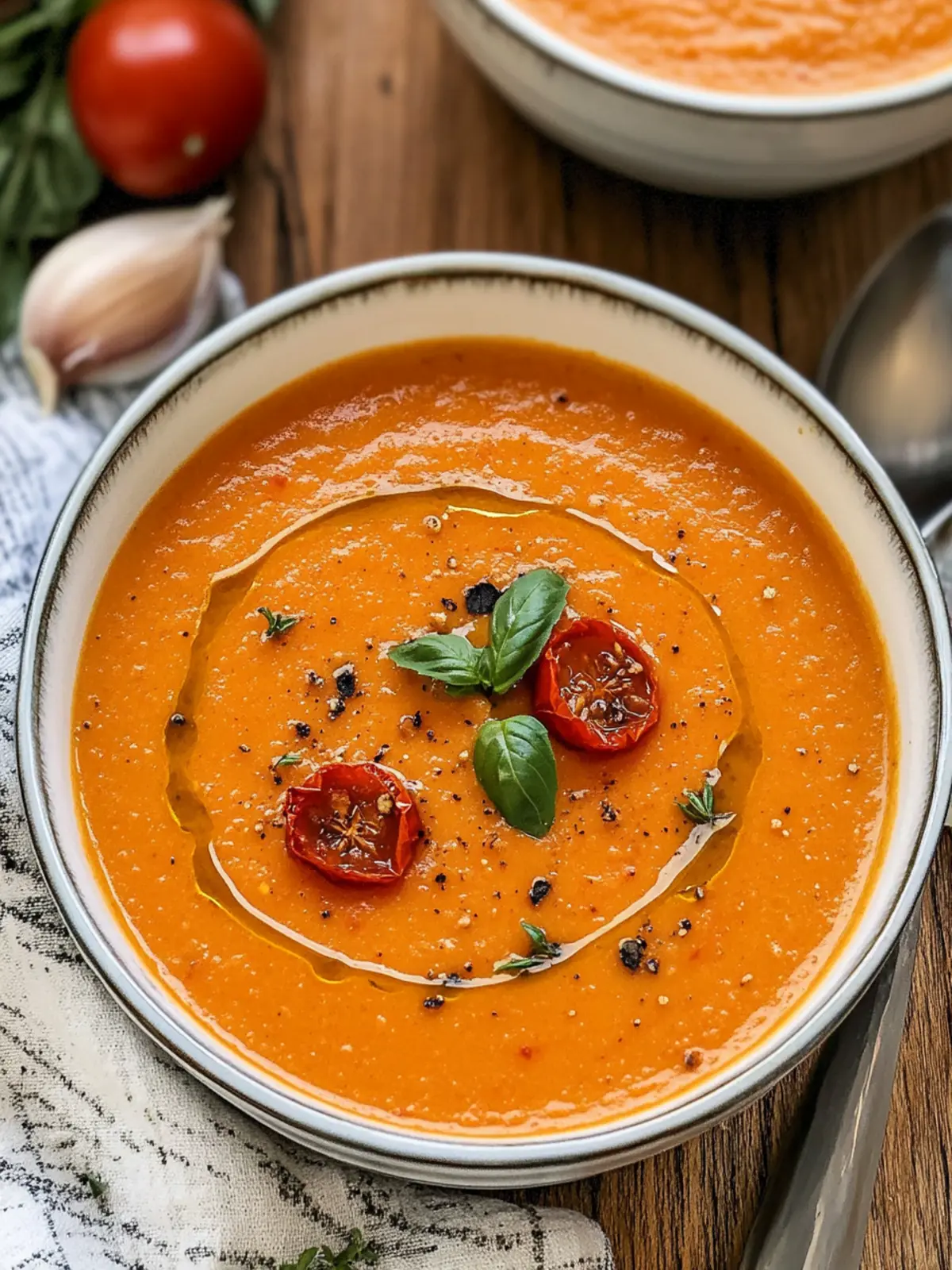 Creamy Roasted Garlic Tomato Soup Cozy Comfort in a Bowl 3 Creamy Roasted Garlic Tomato Soup