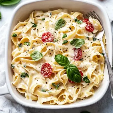 Creamy Boursin Cheese Pasta with Burst Cherry Tomatoes 10 Boursin Cheese Pasta