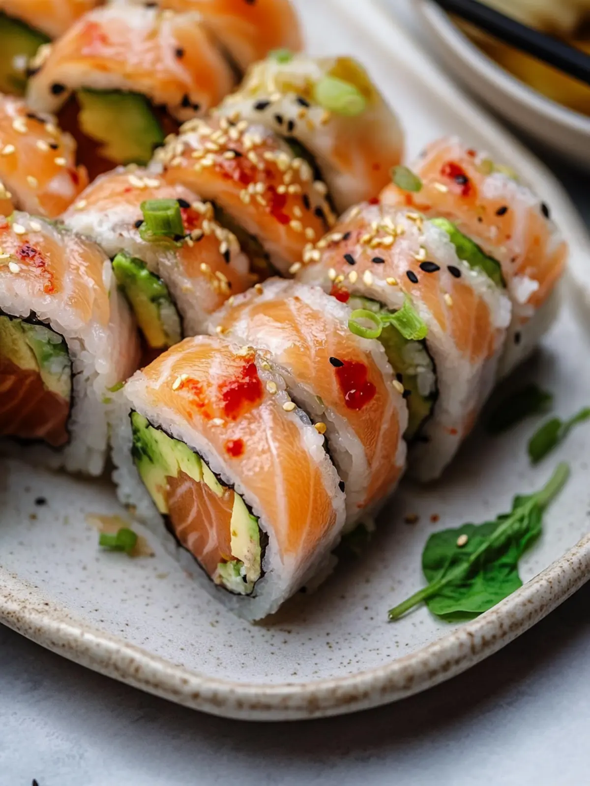Firecracker Salmon Rolls for a Flavorful Homemade Treat 2 Firecracker Salmon Rolls