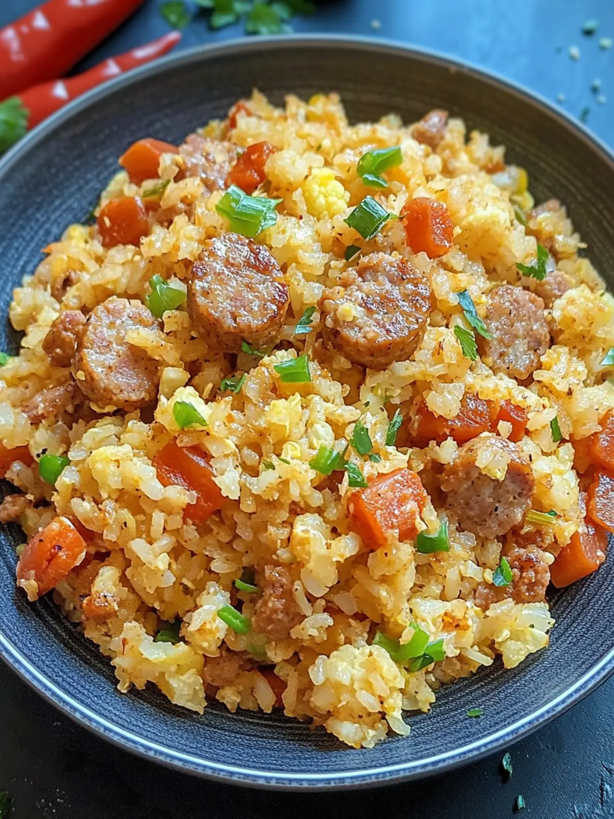 Cajun Sausage Cauliflower Rice: Quick, Healthy One-Pan Wonder 3 Cajun Sausage Cauliflower Rice