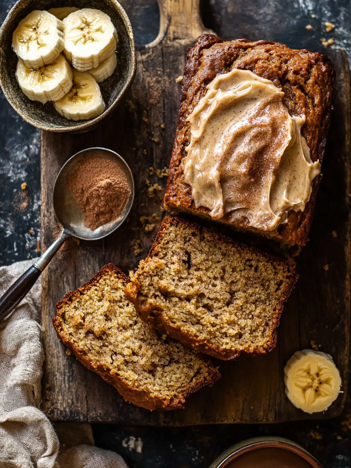 Delicious Maple Banana Bread with Cinnamon Spice Butter Recipe 2 Maple Banana Bread with Cinnamon Spice Butter