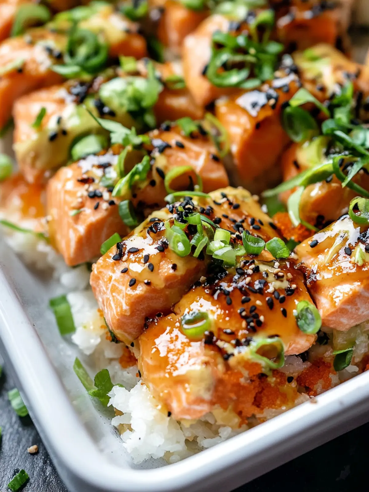 Irresistible Teriyaki Salmon Sushi Bake You’ll Love to Make 5 Teriyaki Salmon Sushi Bake