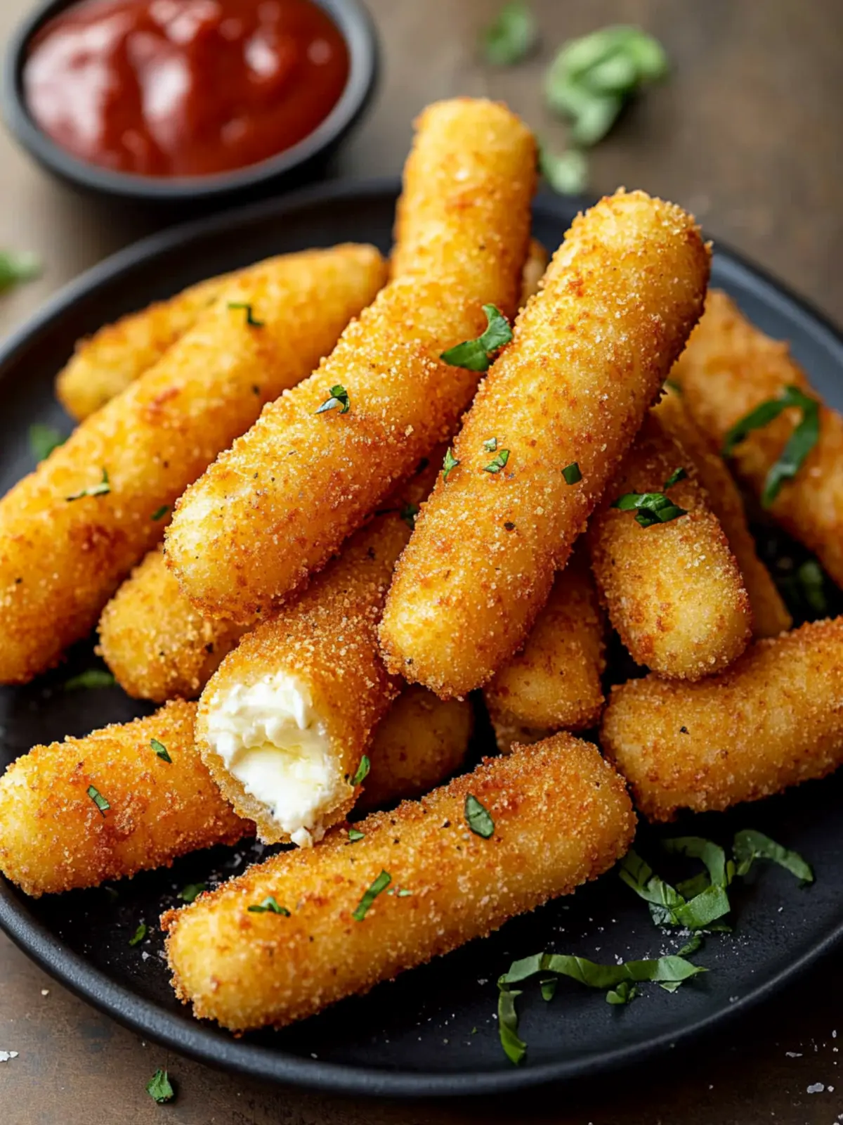 Crispy Air Fryer Mozzarella Sticks in Minutes for Snack Bliss 2 Air Fryer Mozzarella Sticks