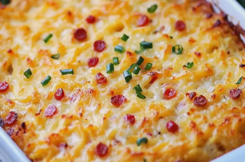 Pimento Cheese Hash Brown Casserole