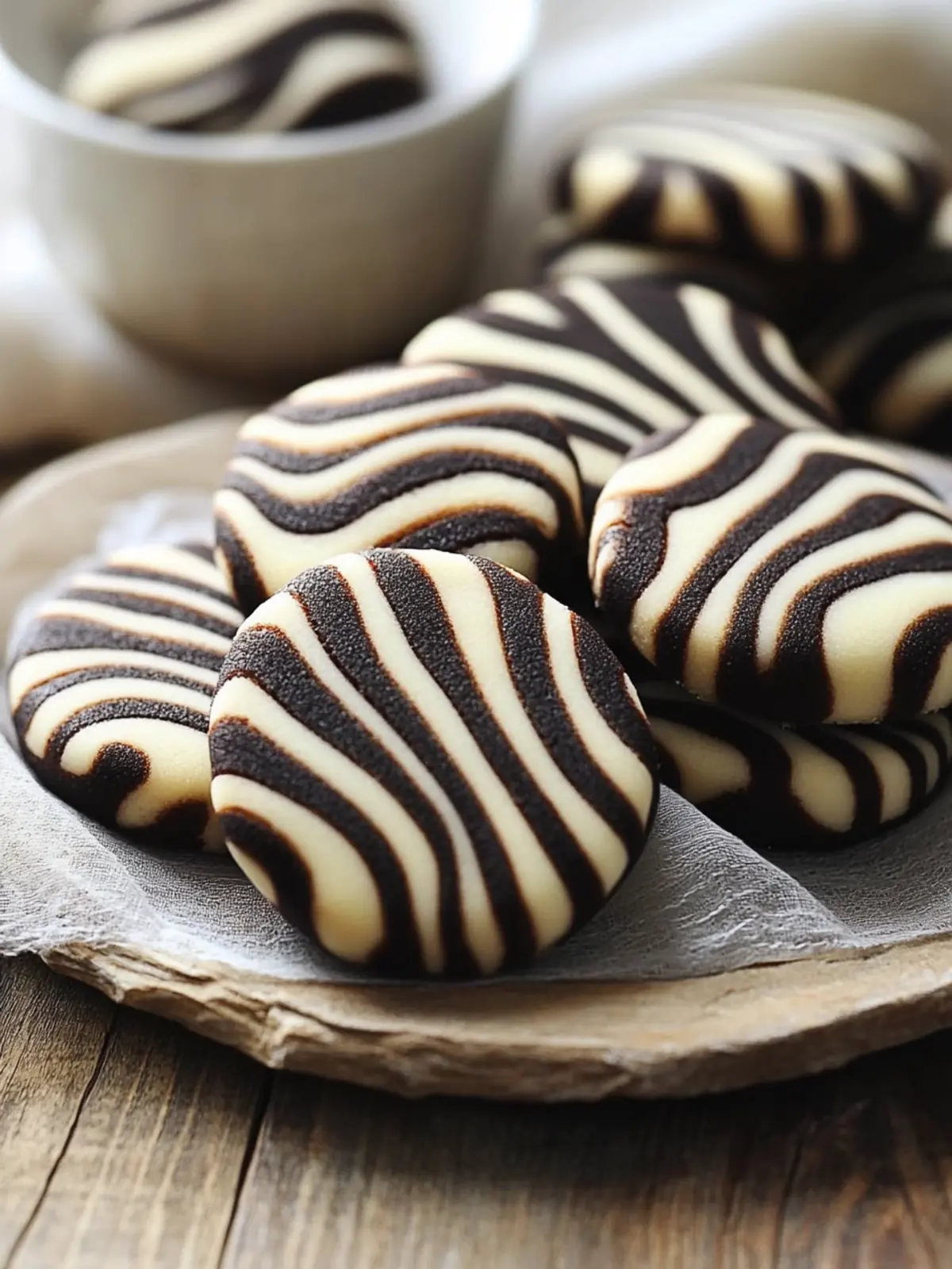 Zebra Cookies: Irresistibly Cute Chocolate-Vanilla Treats 3 Zebra Cookies