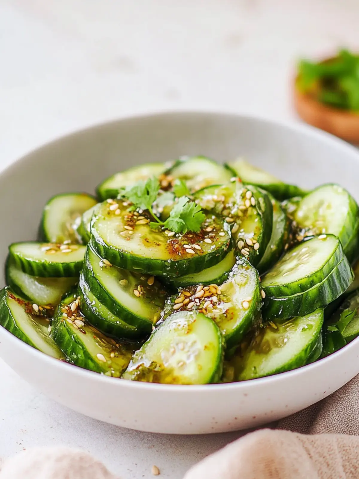 Crispy Cucumber Salad TikTok Trend You Must Try Today 2 Cucumber Salad TikTok