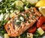 Savory Greek Salmon with Zesty Dill and Oregano Twist