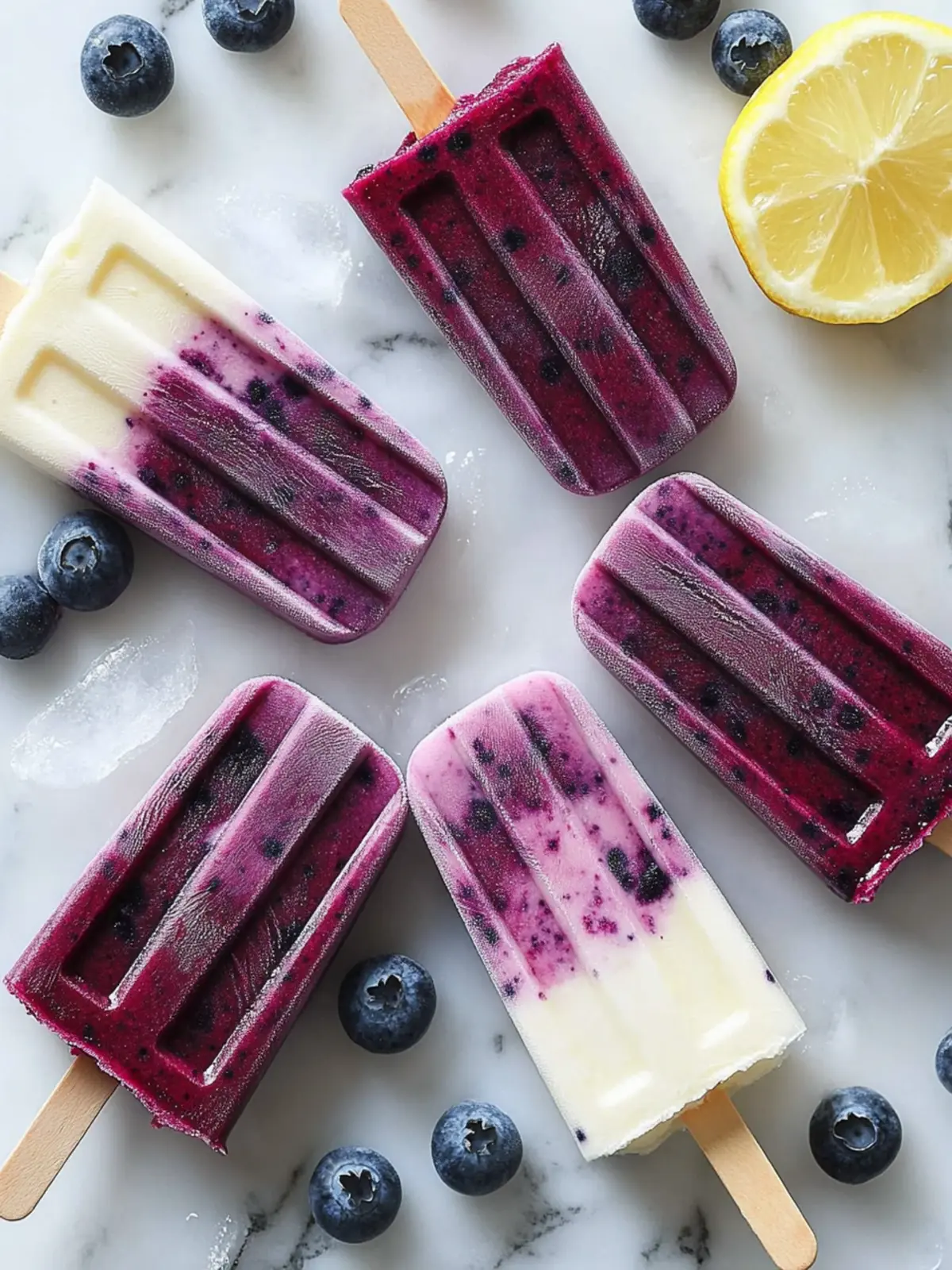 Creamy Layered Blueberry Ice Pops That Refresh and Delight 2 Creamy Layered Blueberry Ice Pops